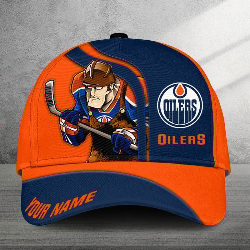LIMITED EDITION - NEW CUSTOMIZED NHL03 EMO EDMONTON OILERS CLASSIC CAP