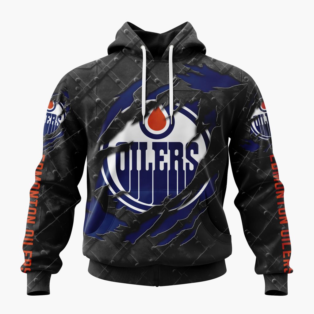 LIMITED EDITION - NEW CUSTOMIZED NHL03 EMO EDMONTON OILERS UNISEX T-SHIRT, POLO, HOODIE & JACKETS