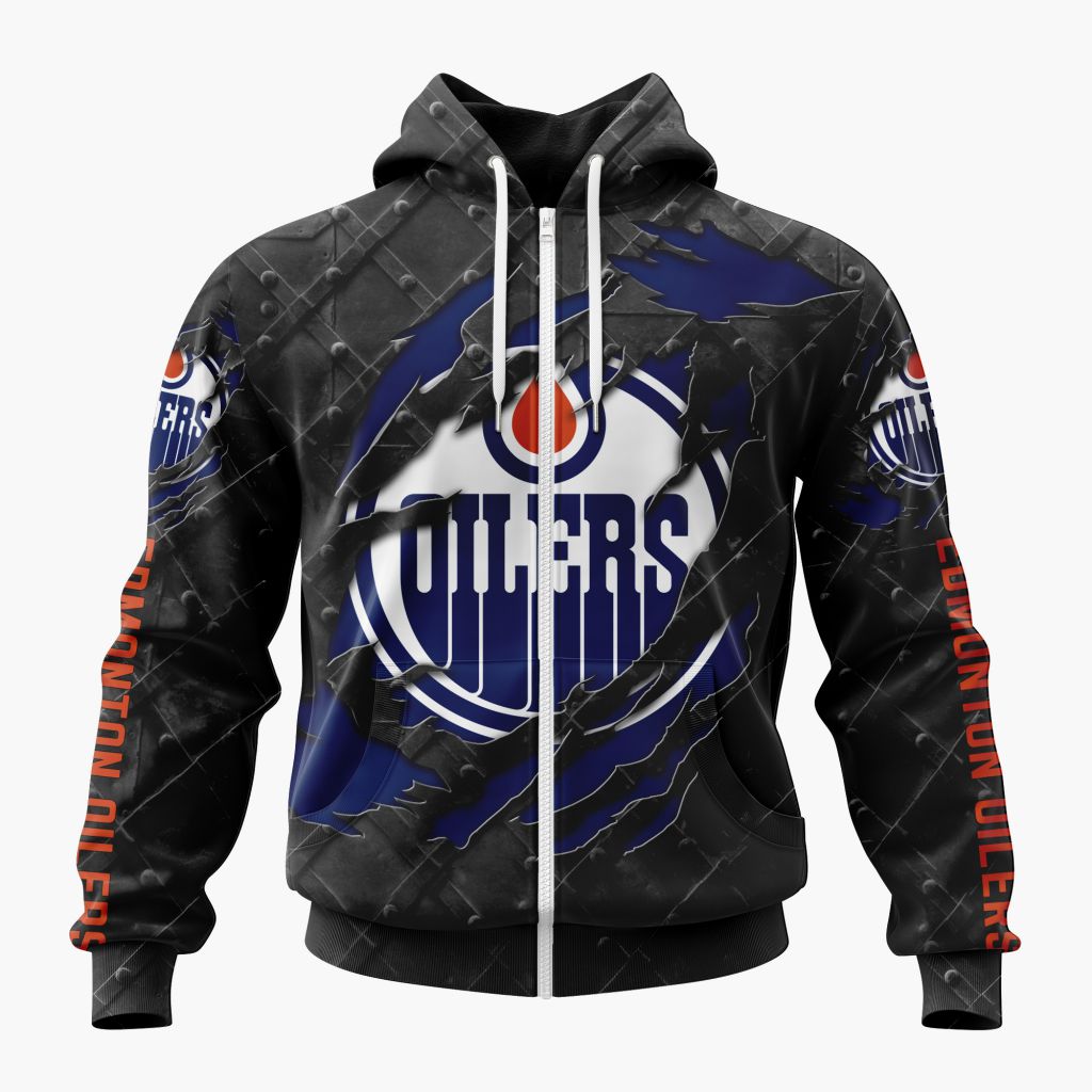 LIMITED EDITION - NEW CUSTOMIZED NHL03 EMO EDMONTON OILERS UNISEX T-SHIRT, POLO, HOODIE & JACKETS