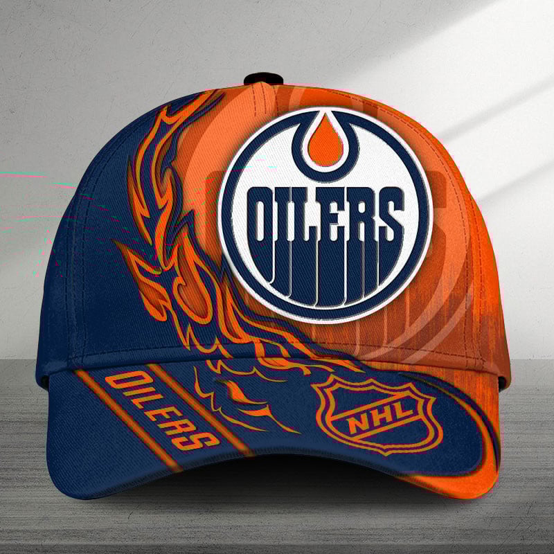 LIMITED EDITION - NEW CUSTOMIZED NHL03 EMO EDMONTON OILERS CLASSIC CAP
