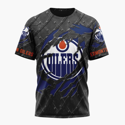 LIMITED EDITION - NEW CUSTOMIZED NHL03 EMO EDMONTON OILERS UNISEX T-SHIRT, POLO, HOODIE & JACKETS