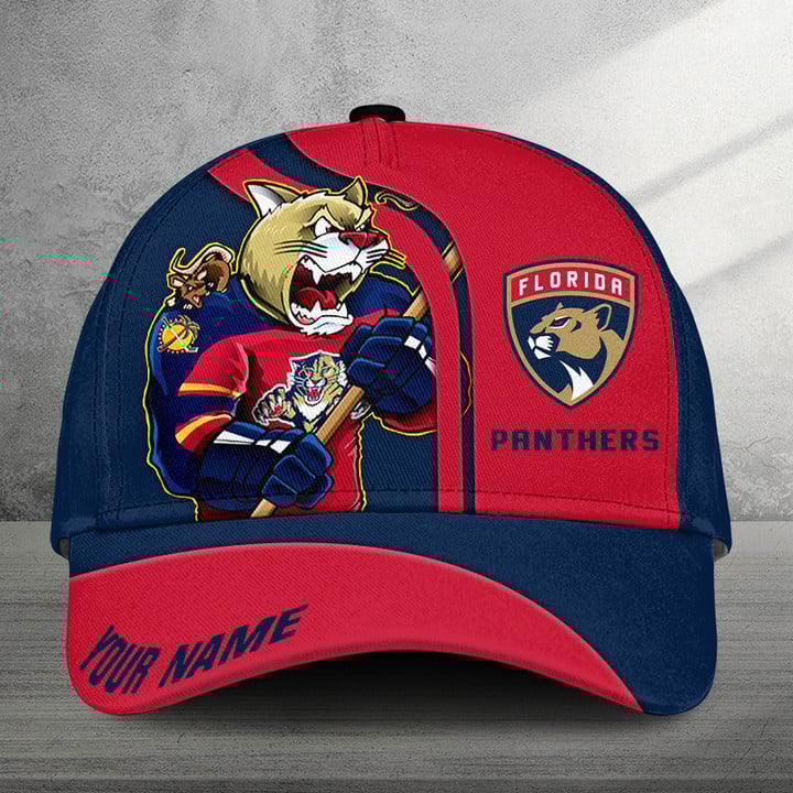 LIMITED EDITION - NEW CUSTOMIZED NHL01 FPT FLORIDA PANTHERS CLASSIC CAP