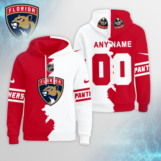 LIMITED EDITION - NEW CUSTOMIZED NHL01 FPT FLORIDA PANTHERS UNISEX T-SHIRT, POLO, HOODIE & JACKETS