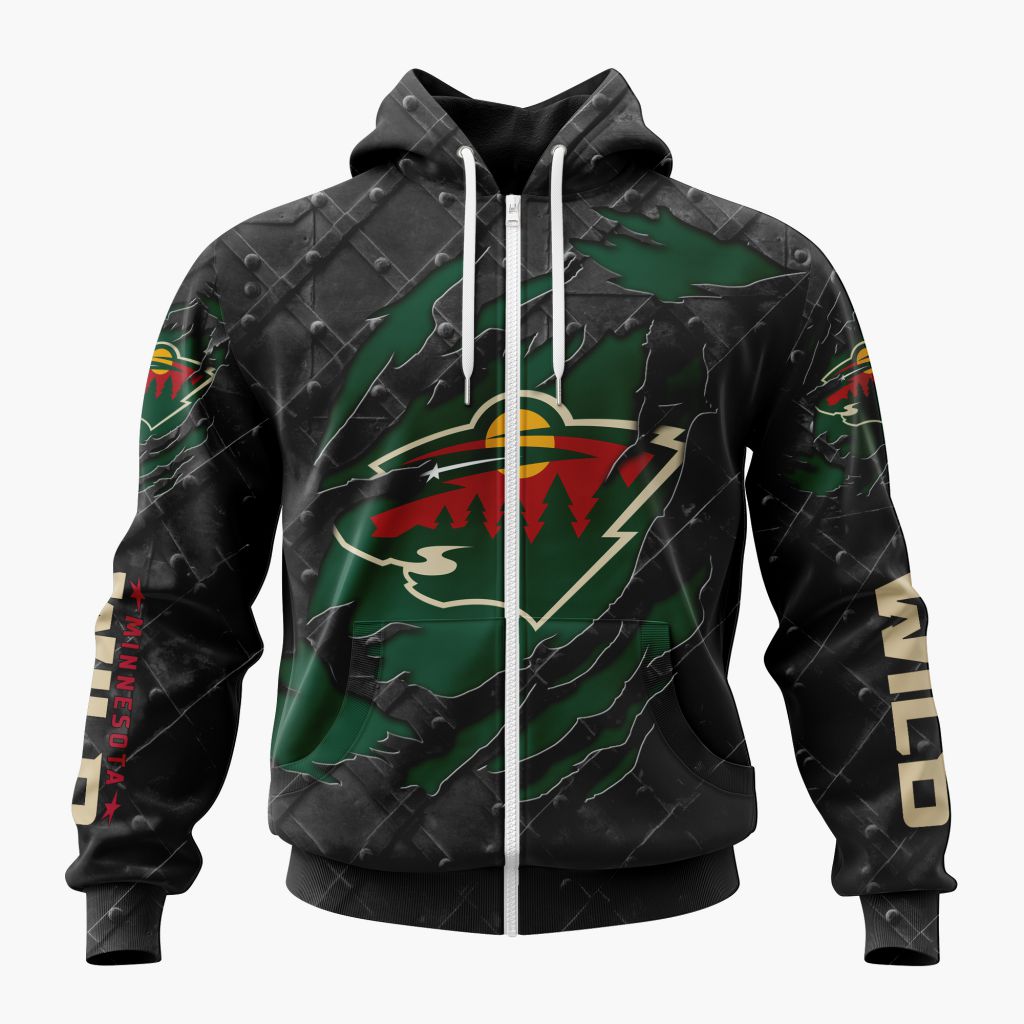 LIMITED EDITION - NEW CUSTOMIZED NHL13 MNW MINNESOTA WILD UNISEX T-SHIRT, POLO, HOODIE & JACKETS