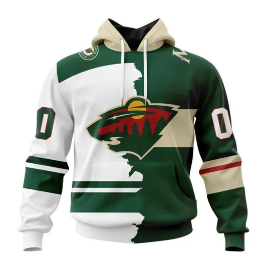 LIMITED EDITION - NEW CUSTOMIZED NHL13 MNW MINNESOTA WILD UNISEX T-SHIRT, POLO, HOODIE & JACKETS