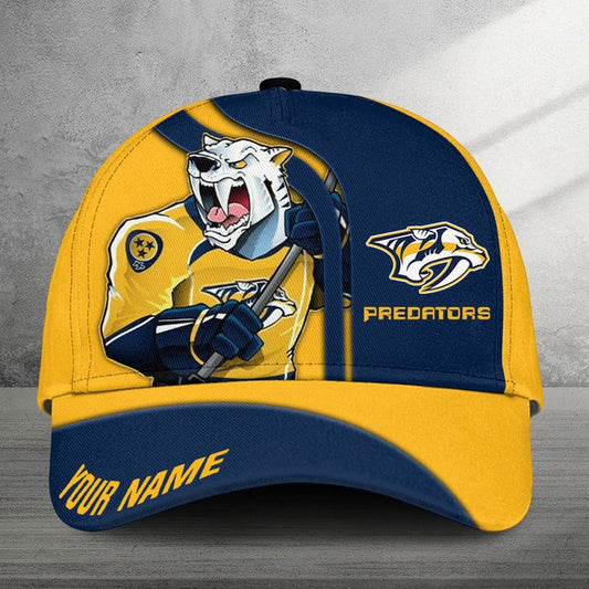 LIMITED EDITION - NEW CUSTOMIZED NHL31 NVP NASHVILLE PREDATORS CLASSIC CAP
