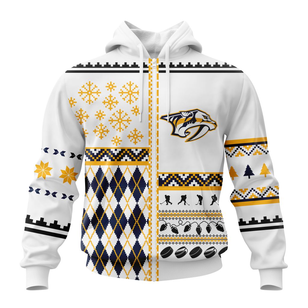 LIMITED EDITION - NEW CUSTOMIZED NHL31 NVP NASHVILLE PREDATORS UNISEX T-SHIRT, HOODIE & JACKETS