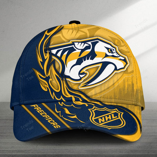 LIMITED EDITION - NEW CUSTOMIZED NHL31 NVP NASHVILLE PREDATORS CLASSIC CAP