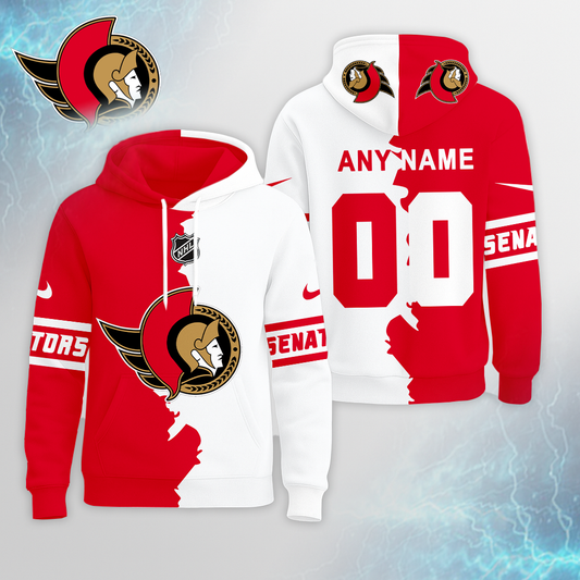 LIMITED EDITION - NEW CUSTOMIZED NHL29 OSN OTTAWA SENATORS UNISEX T-SHIRT, POLO, HOODIE & JACKETS