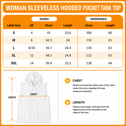 LIMITED EDITION - NEW CUSTOMIZED NHL23 TML TORONTO MAPLE LEAFS WOMEN'S SLEEVELESS HOODED POCKET TANK TOP