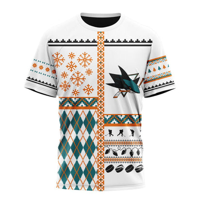 LIMITED EDITION - NEW CUSTOMIZED NHL32 SJS SAN JOSE SHARKS UNISEX T-SHIRT, HOODIE & JACKETS