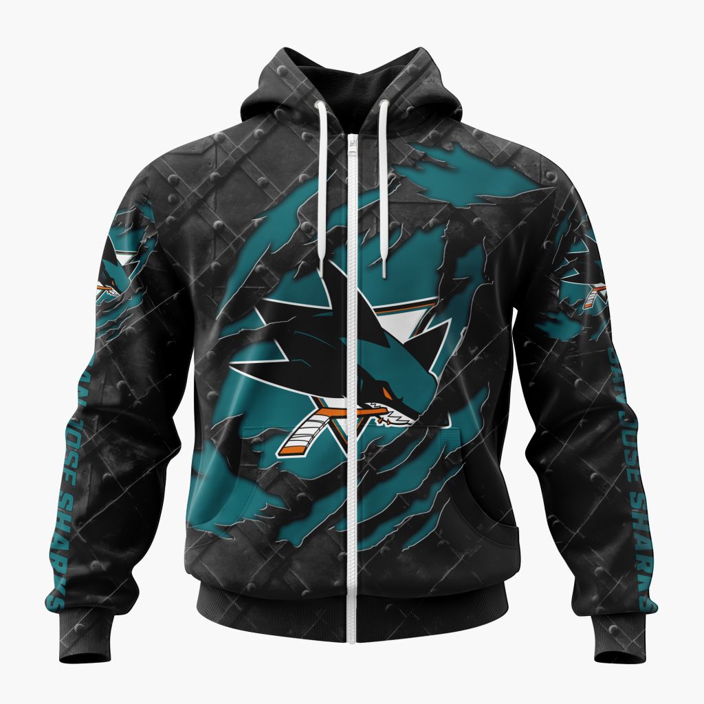 LIMITED EDITION - NEW CUSTOMIZED NHL32 SJS SAN JOSE SHARKS UNISEX T-SHIRT, POLO, HOODIE & JACKETS