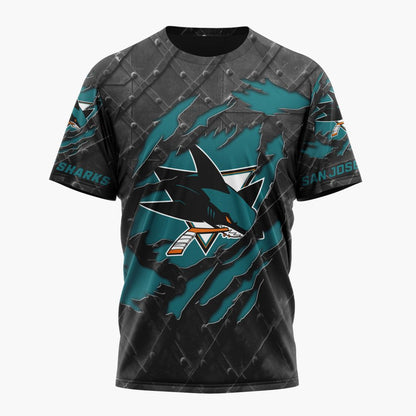 LIMITED EDITION - NEW CUSTOMIZED NHL32 SJS SAN JOSE SHARKS UNISEX T-SHIRT, POLO, HOODIE & JACKETS