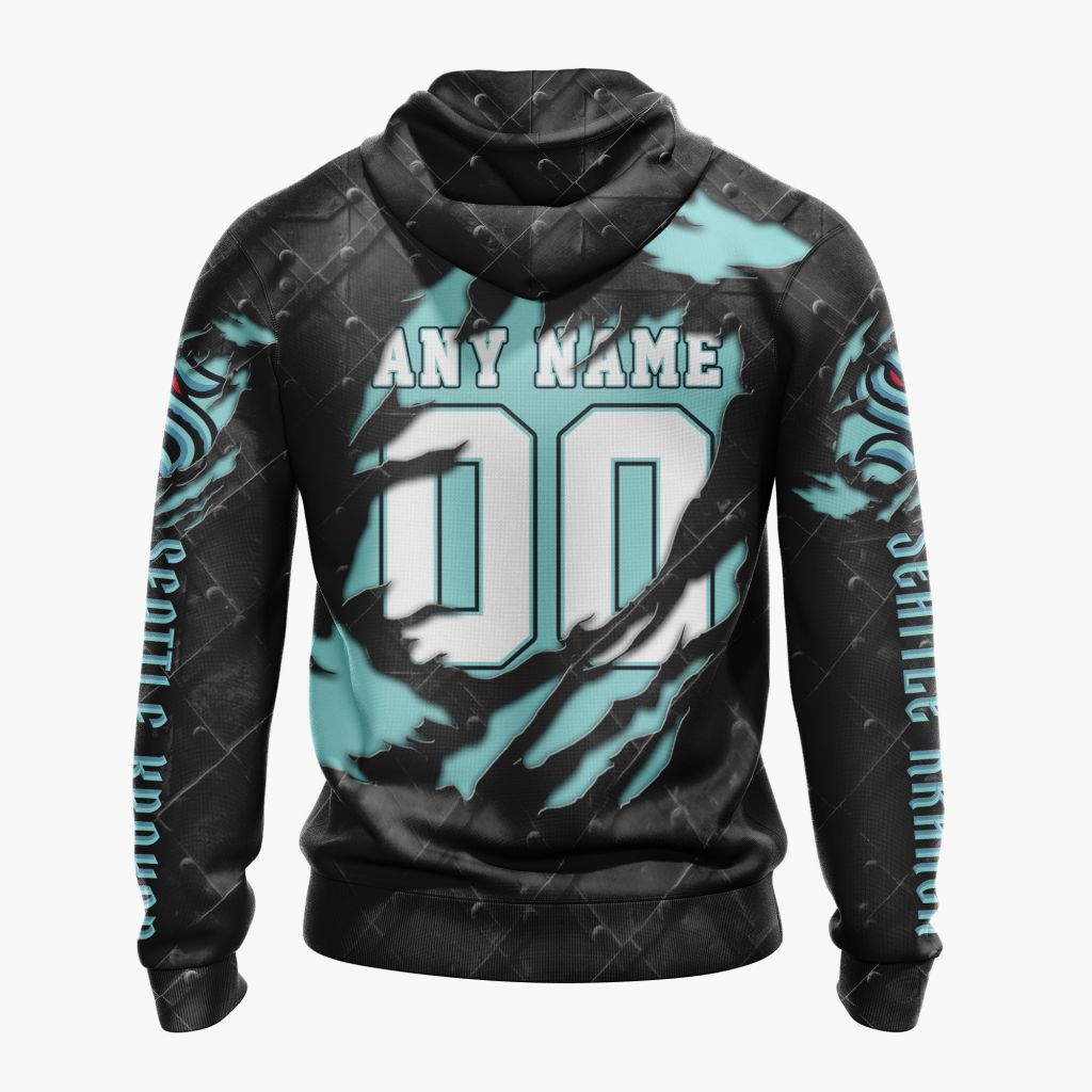 LIMITED EDITION - NEW CUSTOMIZED NHL20 STK SEATTLE KRAKEN UNISEX T-SHIRT, POLO, HOODIE & JACKETS