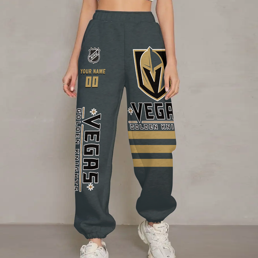 LIMITED EDITION - NEW CUSTOMIZED NHL04 VGK VEGAS GOLDEN KNIGHTS UNISEX LONG PANTS