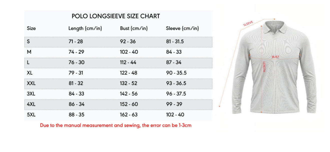 LIMITED EDITION - NEW CUSTOMIZED NHL31 NVP NASHVILLE PREDATORS MEN LONG SLEEVE POLO