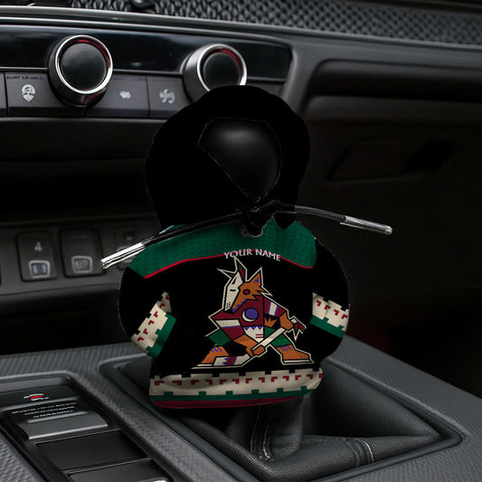 LIMITED EDITION - NEW CUSTOMIZED NHL30 AZC ARIZONA COYOTES AUTOMOTIVE HOODIE SHIFT KNOB COVER