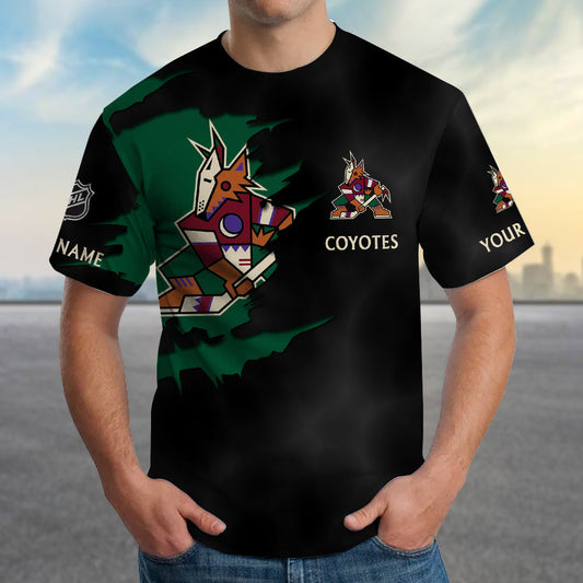 LIMITED EDITION - NEW CUSTOMIZED NHL30 AZC ARIZONA COYOTES T-SHIRT
